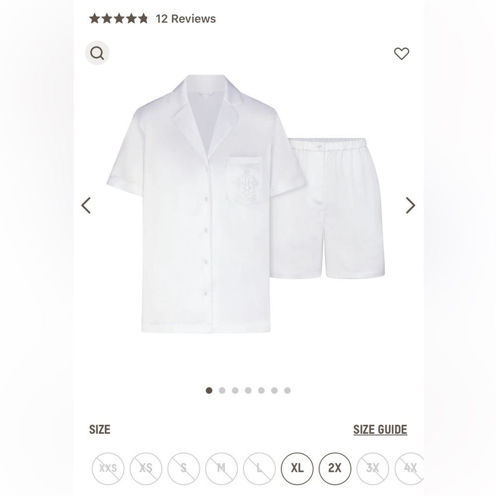 skims silk pajamas